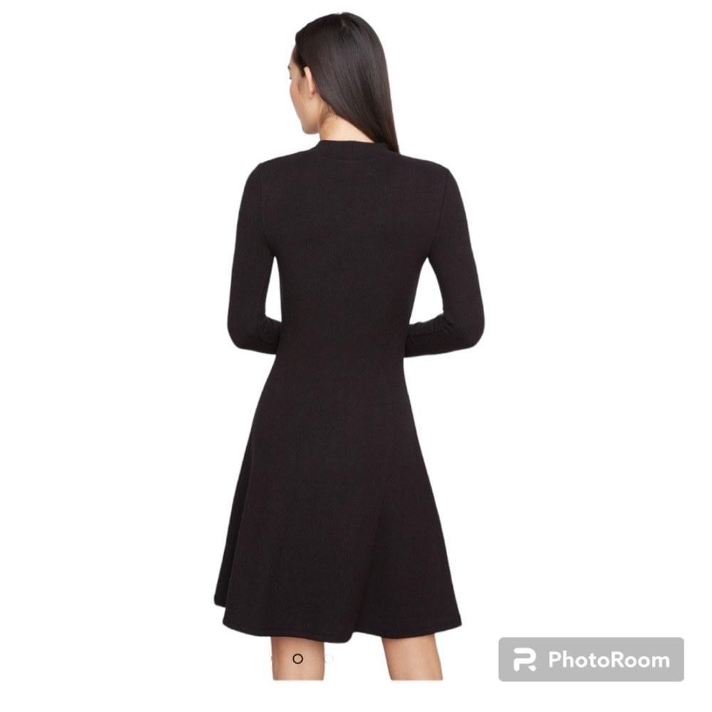 VINCE Mock Neck Long Sleeve Dress - Picture 3 of 7